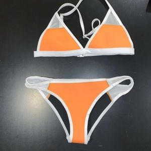 Hoaka Swimwear, Peach Orange Set, worn once